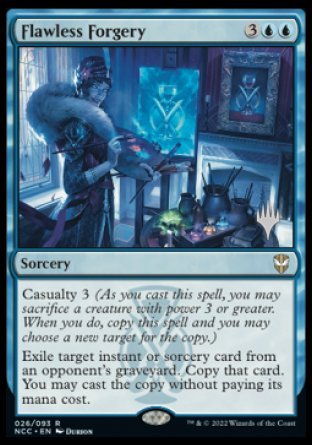 Flawless Forgery (Promo Pack) [Streets of New Capenna Commander Promos] | PLUS EV GAMES 