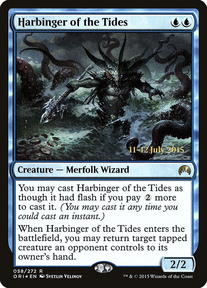 Harbinger of the Tides [Magic Origins Prerelease Promos] | PLUS EV GAMES 