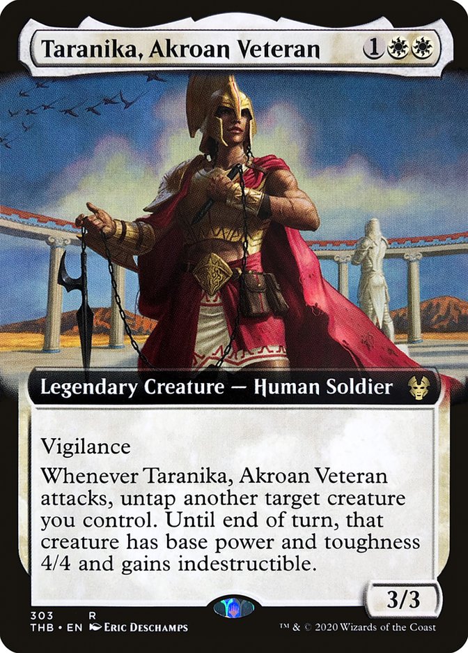 Taranika, Akroan Veteran (Extended) [Theros Beyond Death] | PLUS EV GAMES 