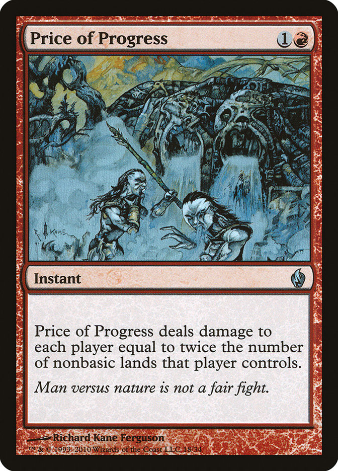 Price of Progress [Premium Deck Series: Fire and Lightning] | PLUS EV GAMES 