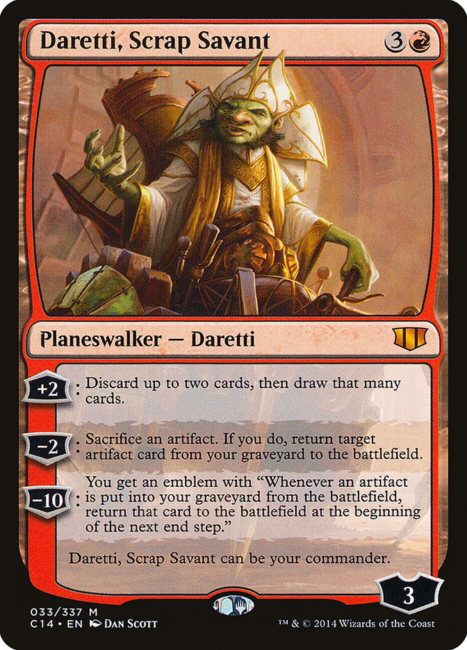 Daretti, Scrap Savant [Commander 2014] | PLUS EV GAMES 