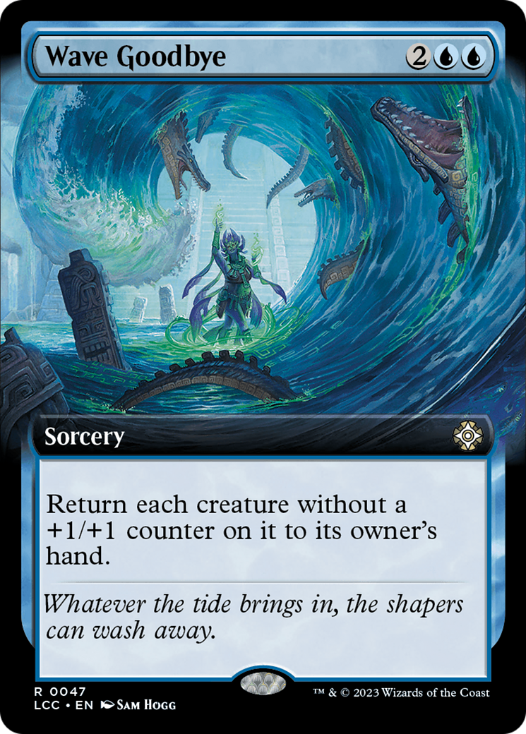 Wave Goodbye (Extended Art) [The Lost Caverns of Ixalan Commander] | PLUS EV GAMES 