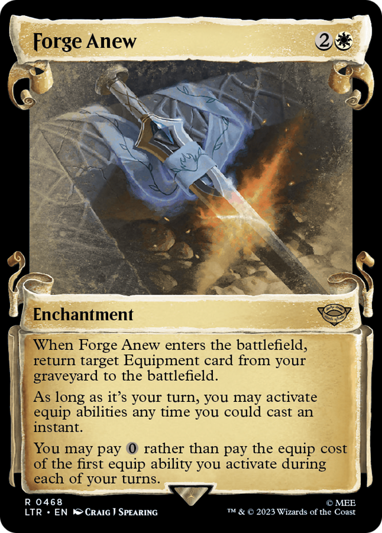 Forge Anew [The Lord of the Rings: Tales of Middle-Earth Showcase Scrolls] | PLUS EV GAMES 