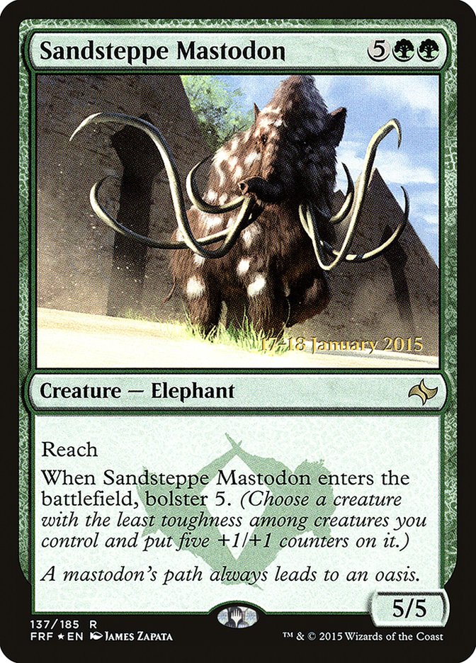 Sandsteppe Mastodon  [Fate Reforged Prerelease Promos] | PLUS EV GAMES 