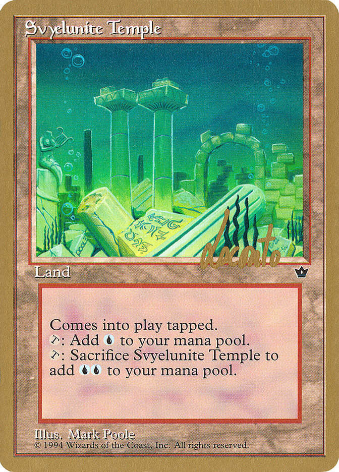 Svyelunite Temple (Michael Loconto) [Pro Tour Collector Set] | PLUS EV GAMES 