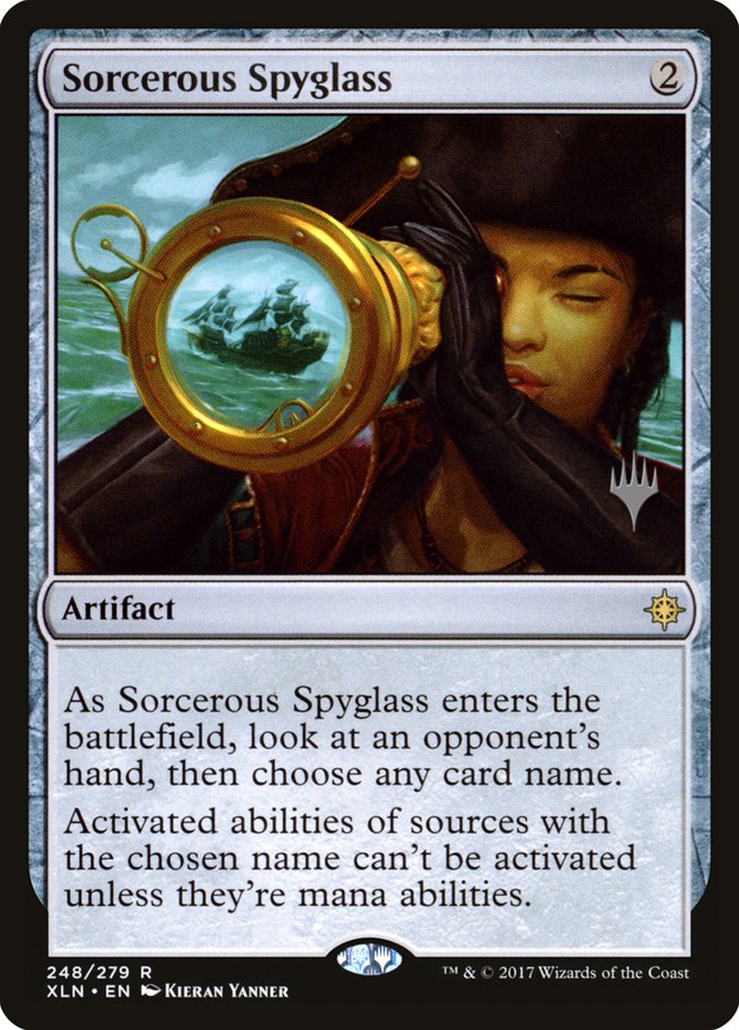 Sorcerous Spyglass (Promo Pack) [Ixalan Promos] | PLUS EV GAMES 