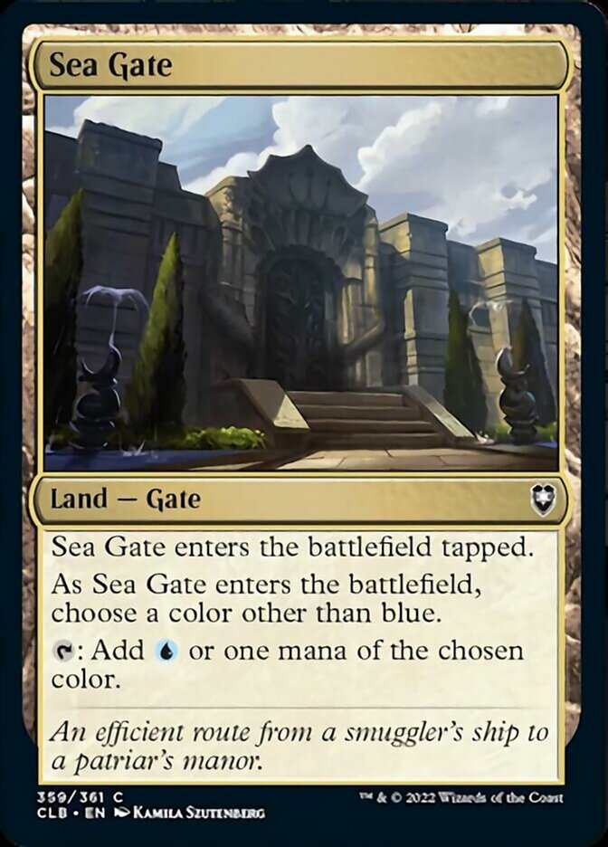Sea Gate [Commander Legends: Battle for Baldur's Gate] | PLUS EV GAMES 