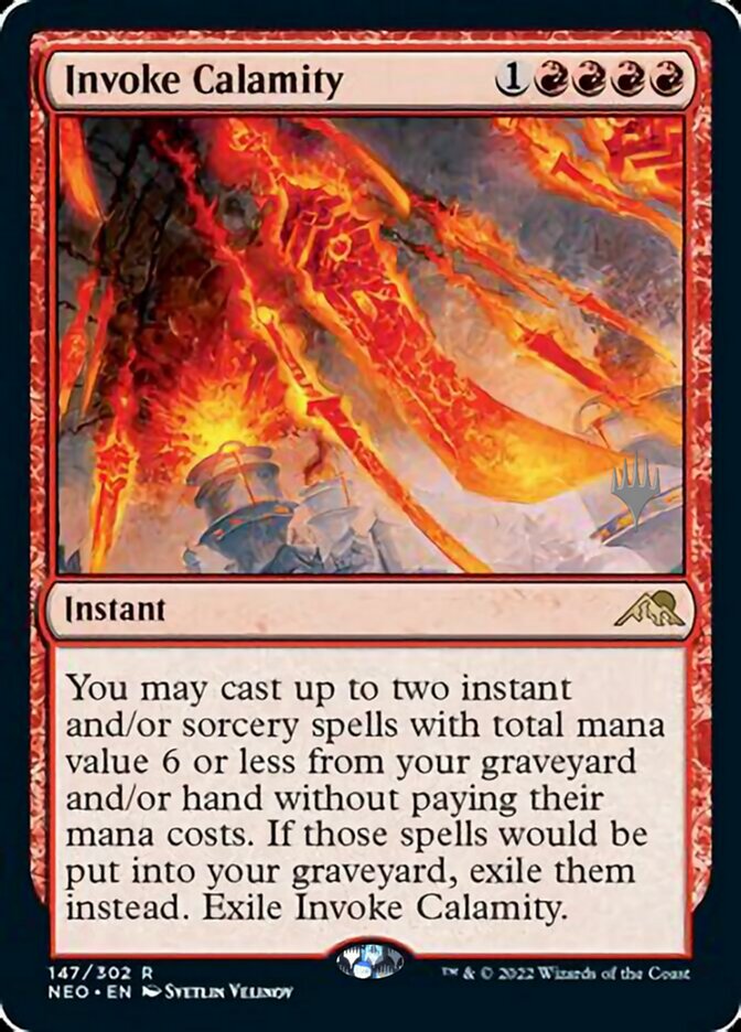 Invoke Calamity (Promo Pack) [Kamigawa: Neon Dynasty Promos] | PLUS EV GAMES 