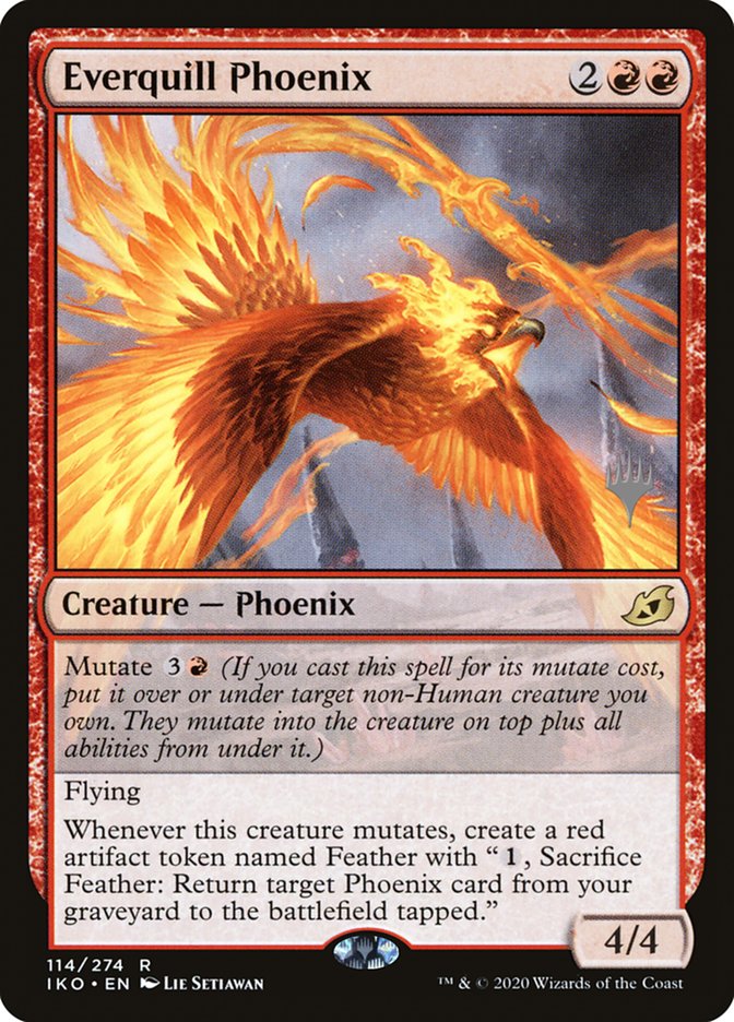 Everquill Phoenix (Promo Pack) [Ikoria: Lair of Behemoths Promos] | PLUS EV GAMES 