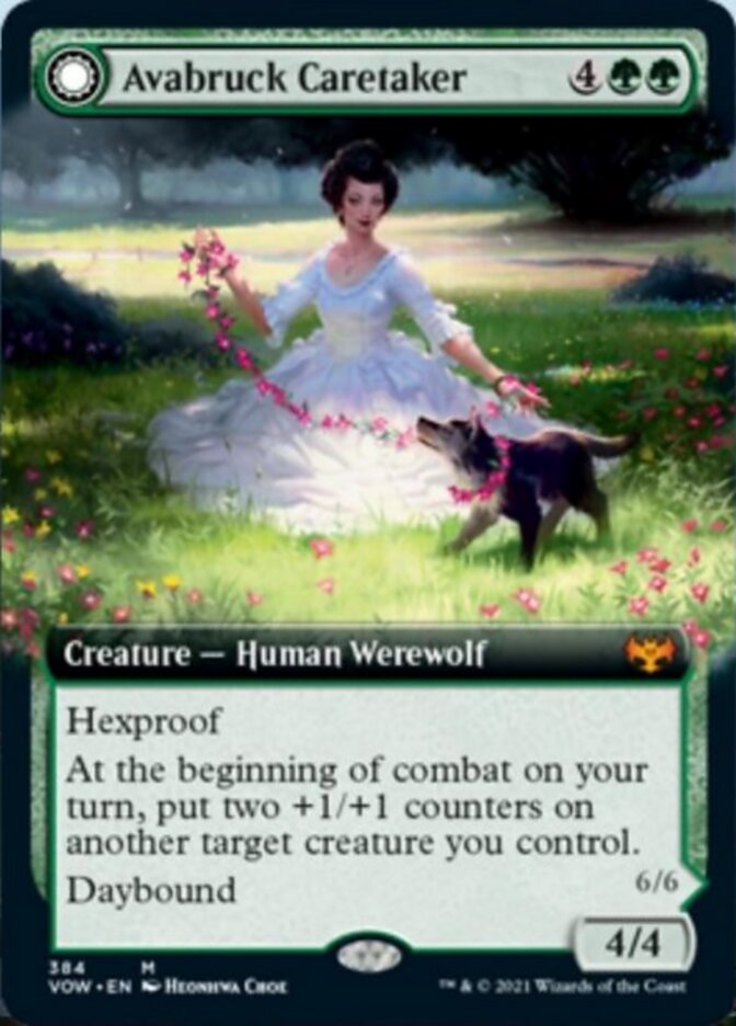 Avabruck Caretaker // Hollowhenge Huntmaster (Extended) [Innistrad: Crimson Vow] | PLUS EV GAMES 