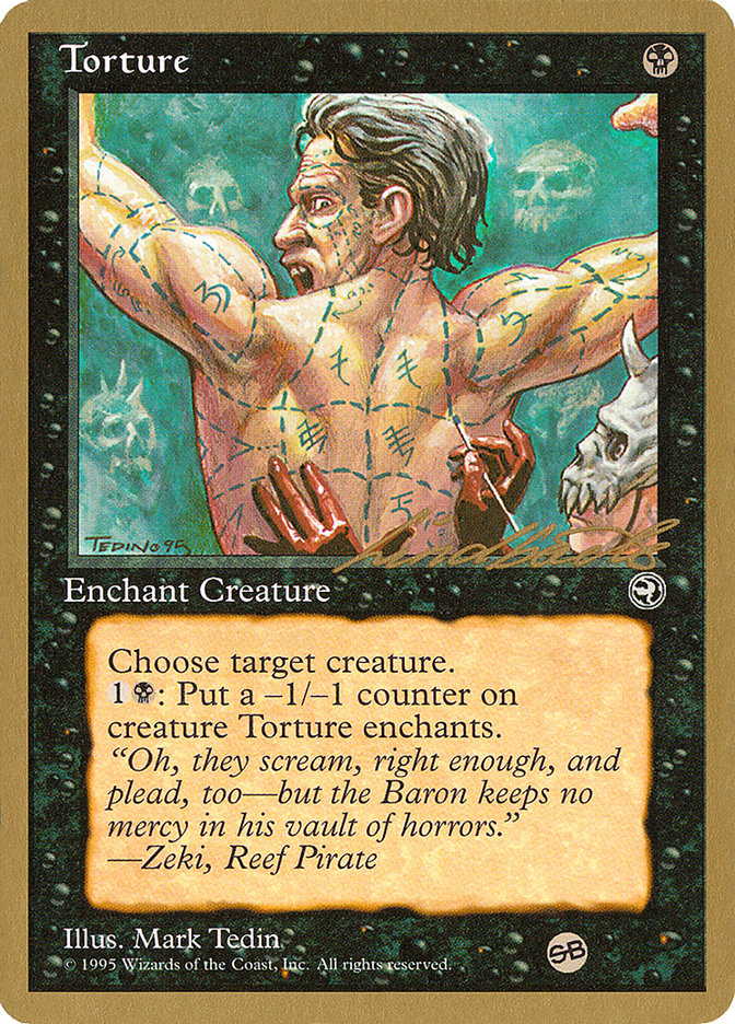 Torture (Leon Lindback) (SB) [Pro Tour Collector Set] | PLUS EV GAMES 