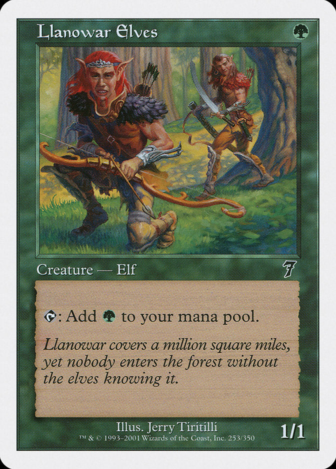 Llanowar Elves [Seventh Edition] | PLUS EV GAMES 