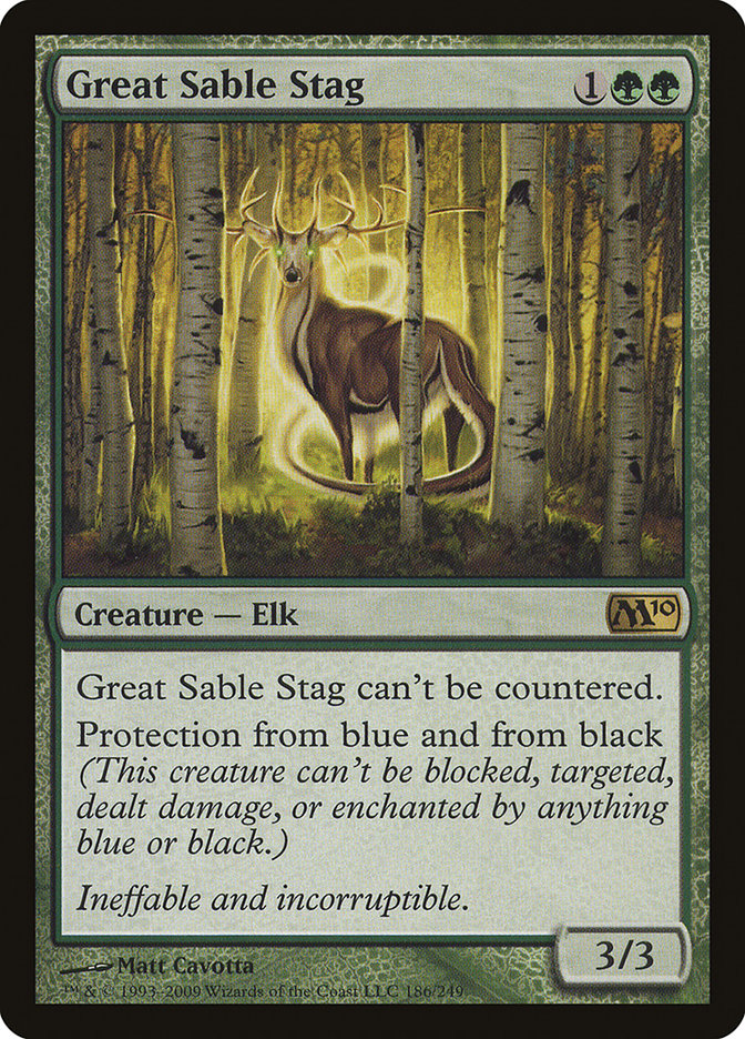 Great Sable Stag [Magic 2010] | PLUS EV GAMES 