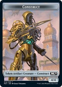 Construct // Zombie Double-sided Token [Core Set 2021 Tokens] | PLUS EV GAMES 