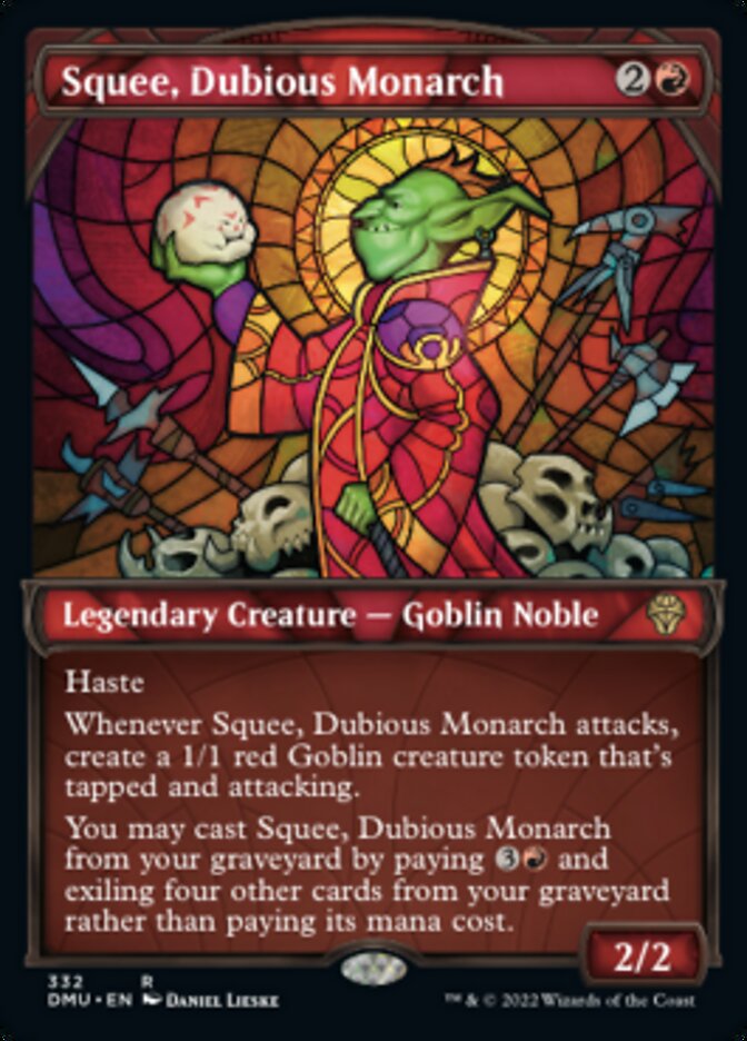 Squee, Dubious Monarch (Showcase Textured) [Dominaria United] | PLUS EV GAMES 