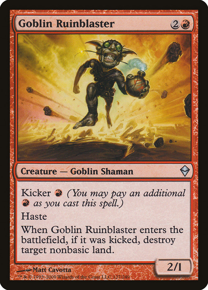 Goblin Ruinblaster [Zendikar] | PLUS EV GAMES 