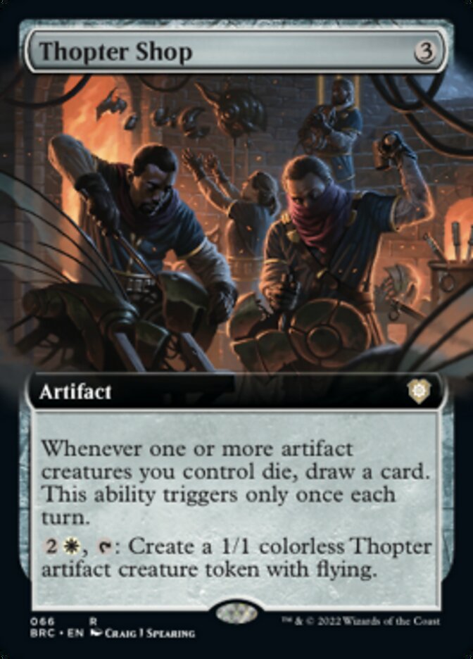 Thopter Shop (Extended Art) [The Brothers' War Commander] | PLUS EV GAMES 