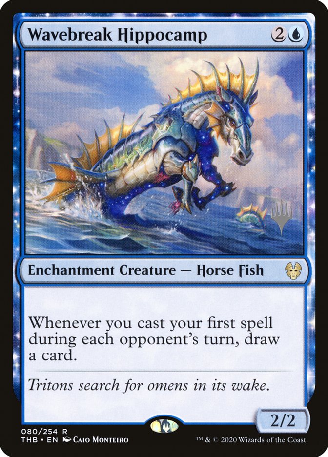 Wavebreak Hippocamp (Promo Pack) [Theros Beyond Death Promos] | PLUS EV GAMES 