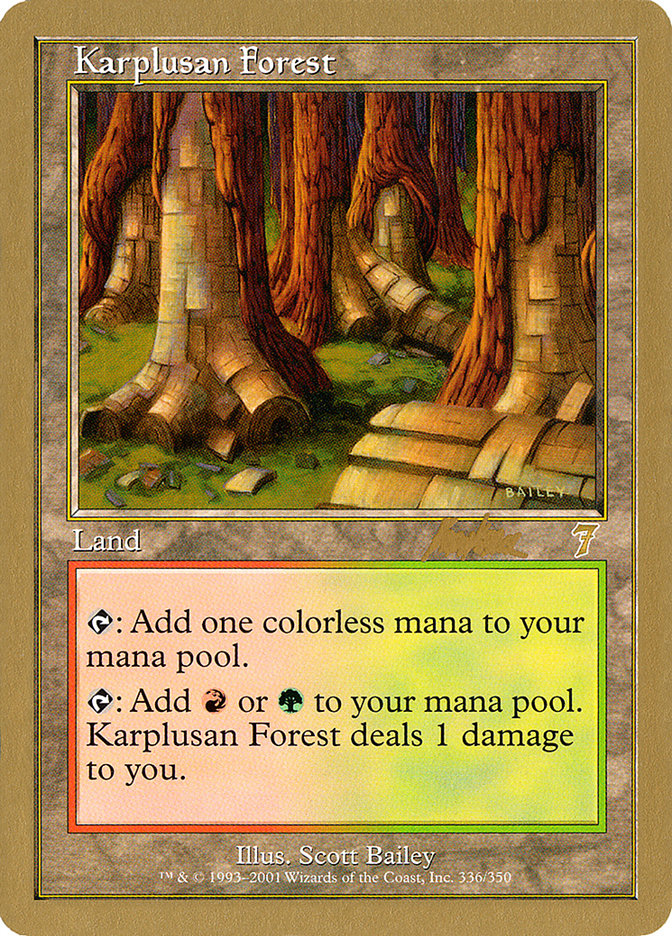 Karplusan Forest (Brian Kibler) [World Championship Decks 2002] | PLUS EV GAMES 