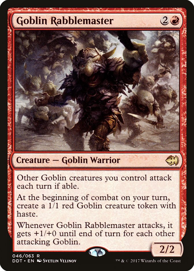 Goblin Rabblemaster [Duel Decks: Merfolk vs. Goblins] | PLUS EV GAMES 