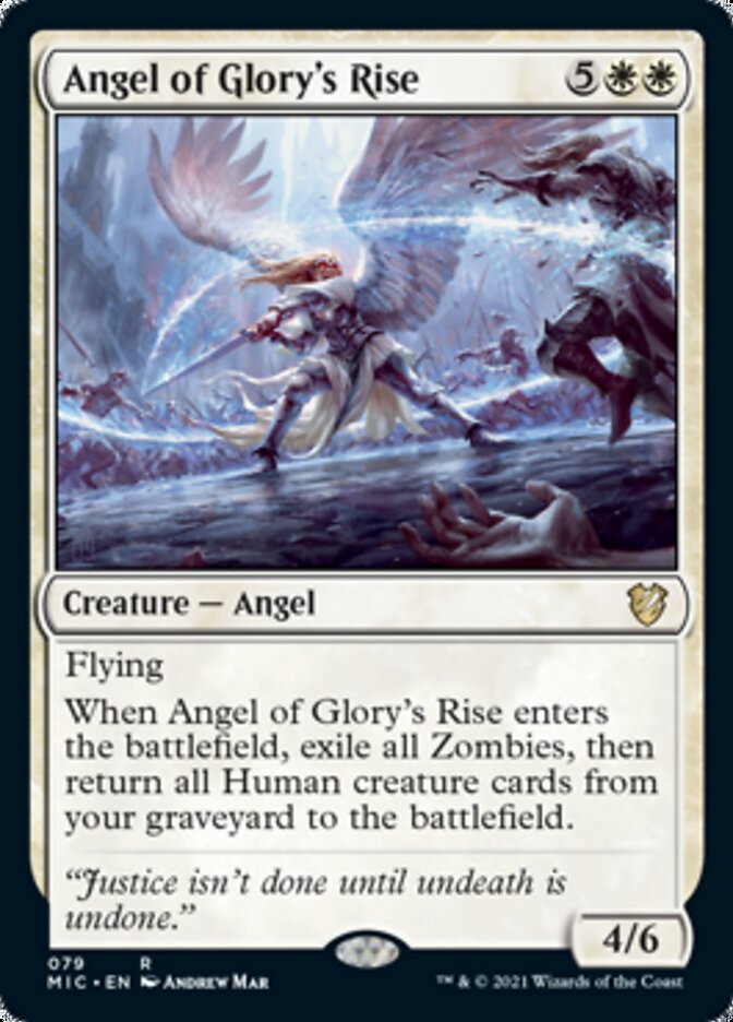 Angel of Glory's Rise [Innistrad: Midnight Hunt Commander] | PLUS EV GAMES 