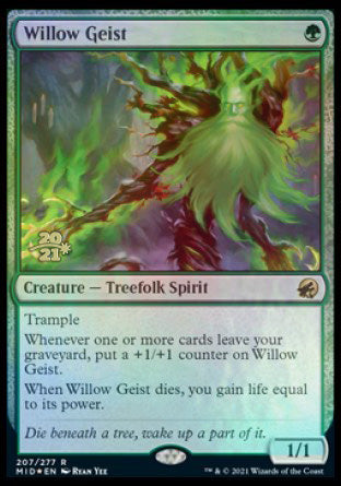 Willow Geist [Innistrad: Midnight Hunt Prerelease Promos] | PLUS EV GAMES 