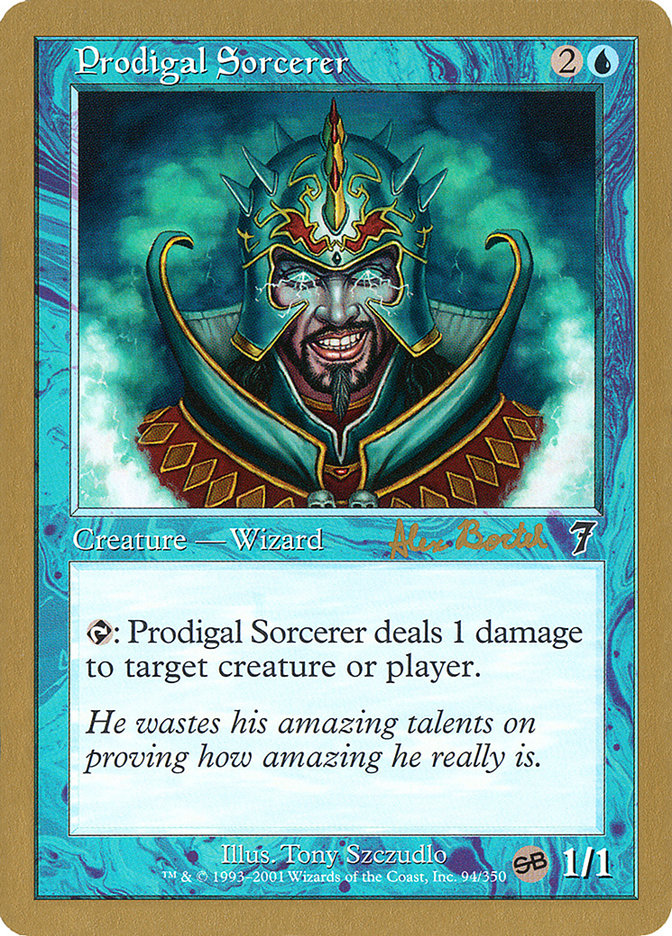 Prodigal Sorcerer (Alex Borteh) (SB) [World Championship Decks 2001] | PLUS EV GAMES 