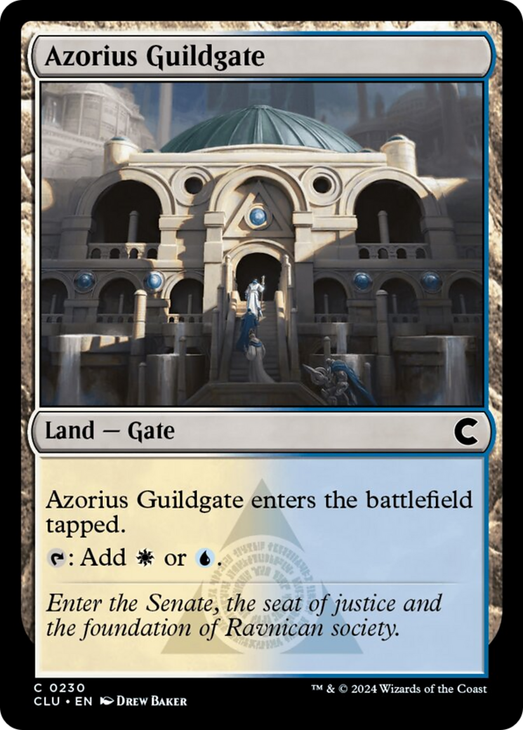 Azorius Guildgate [Ravnica: Clue Edition] | PLUS EV GAMES 