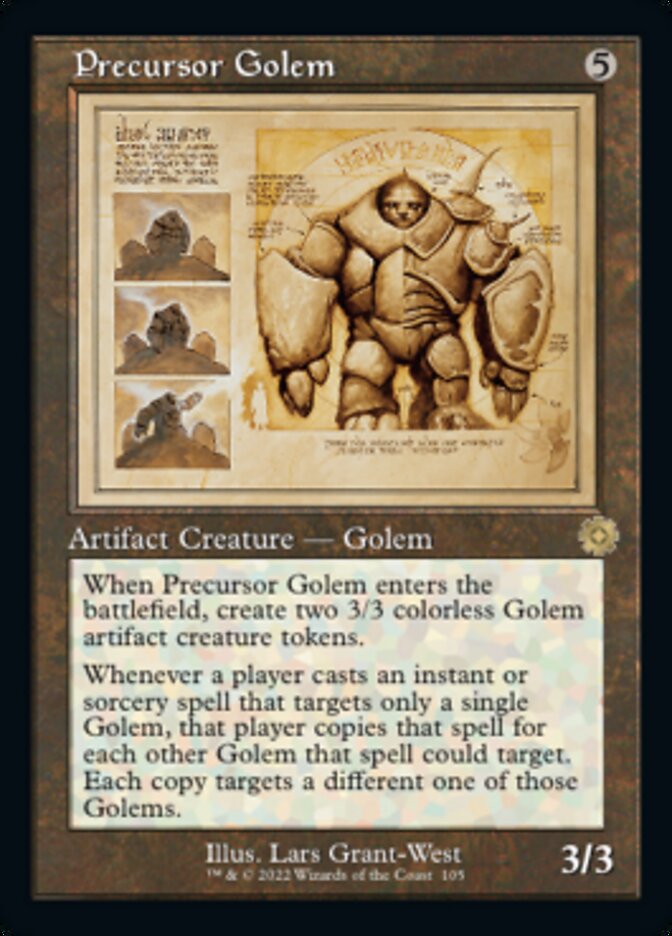 Precursor Golem (Retro Schematic) [The Brothers' War Retro Artifacts] | PLUS EV GAMES 