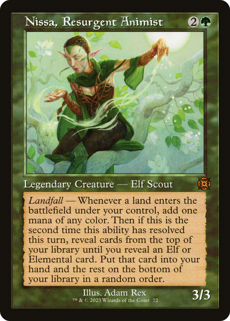 Nissa, Resurgent Animist (Retro) [March of the Machine: The Aftermath] | PLUS EV GAMES 