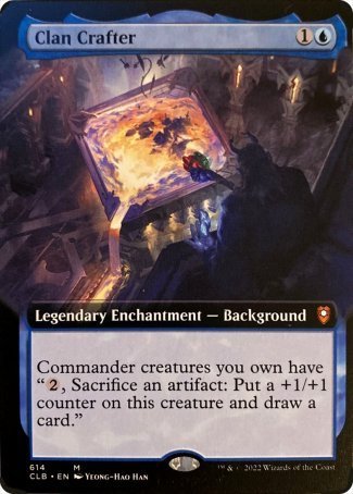 Clan Crafter (Extended Art) [Commander Legends: Battle for Baldur's Gate] | PLUS EV GAMES 