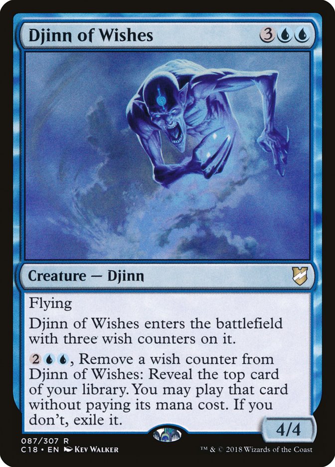 Djinn of Wishes [Commander 2018] | PLUS EV GAMES 