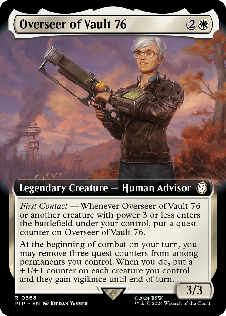 Overseer of Vault 76 (Extended Art) [Fallout] | PLUS EV GAMES 