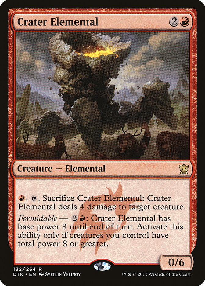 Crater Elemental [Dragons of Tarkir] | PLUS EV GAMES 