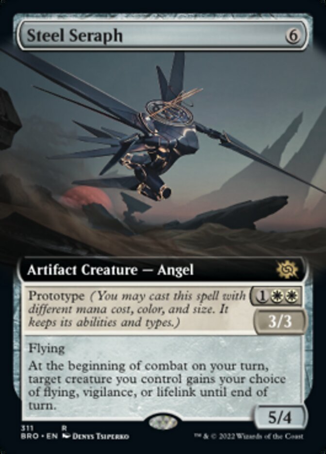 Steel Seraph (Extended Art) [The Brothers' War] | PLUS EV GAMES 