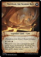 Brass's Tunnel-Grinder // Tecutlan, the Searing Rift [The Lost Caverns of Ixalan Prerelease Cards] | PLUS EV GAMES 
