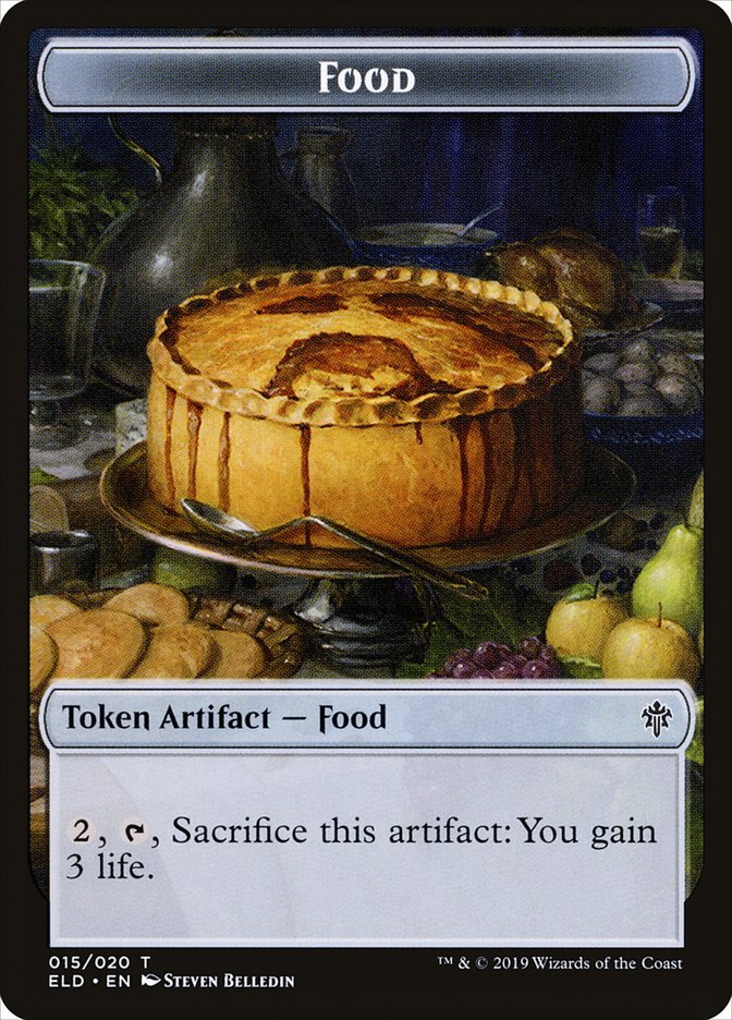 Food (015/020) [Throne of Eldraine Tokens] | PLUS EV GAMES 