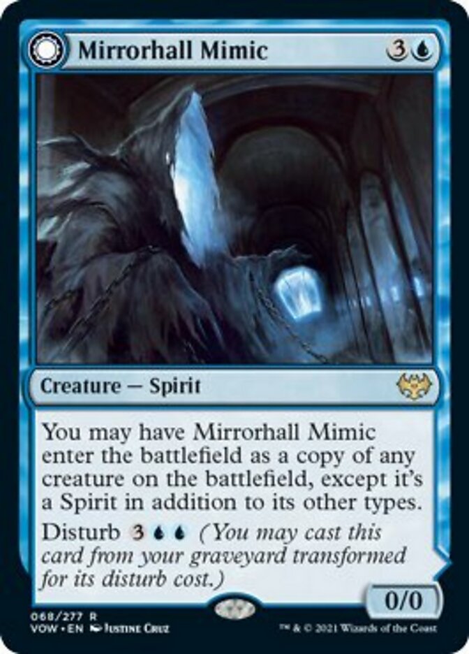 Mirrorhall Mimic // Ghastly Mimicry [Innistrad: Crimson Vow] | PLUS EV GAMES 