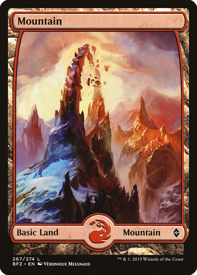 Mountain (267) [Battle for Zendikar] | PLUS EV GAMES 