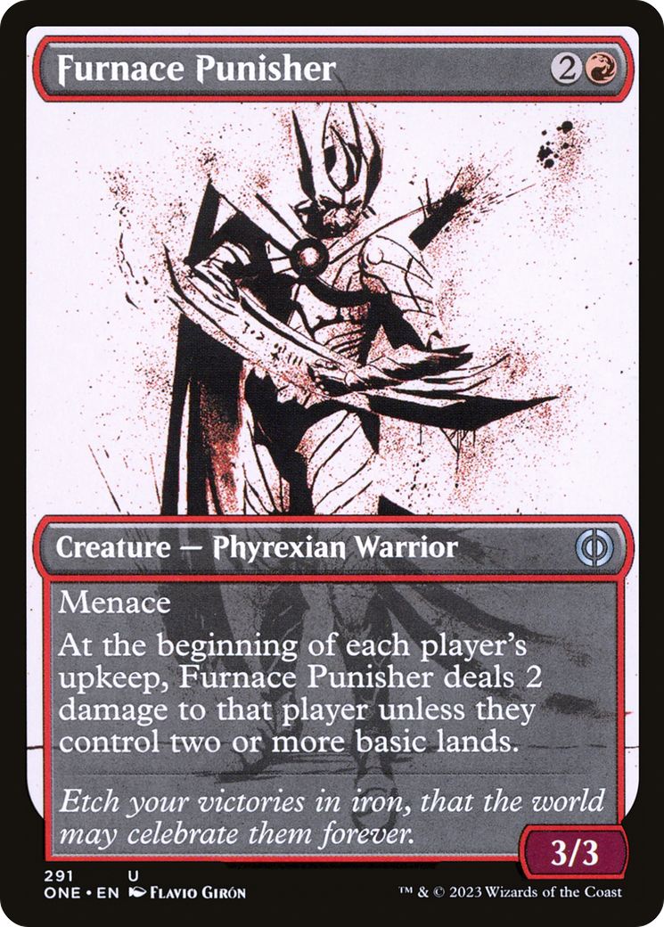 Furnace Punisher (Showcase Ichor) [Phyrexia: All Will Be One] | PLUS EV GAMES 