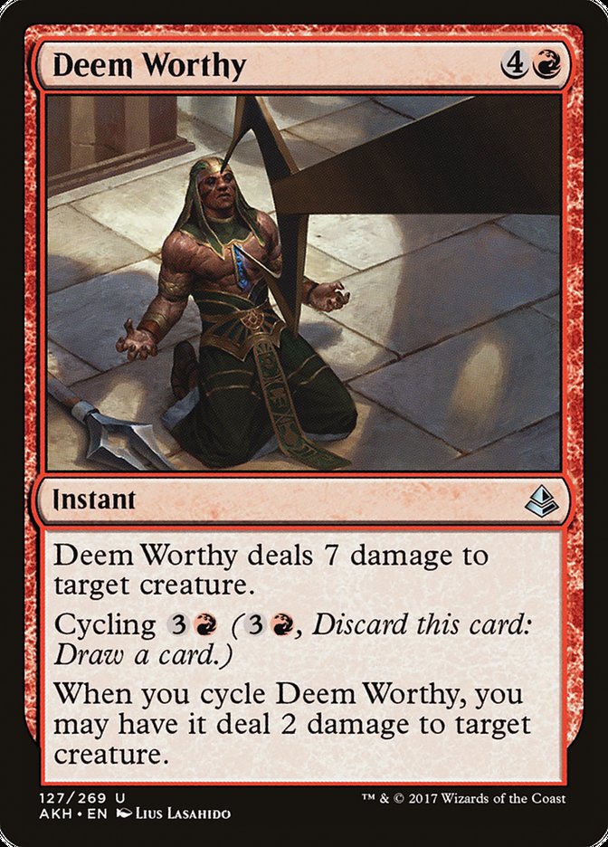 Deem Worthy [Amonkhet] | PLUS EV GAMES 