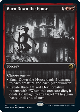 Burn Down the House [Innistrad: Double Feature] | PLUS EV GAMES 