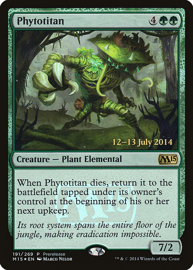 Phytotitan [Magic 2015 Prerelease Promos] | PLUS EV GAMES 