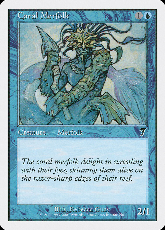 Coral Merfolk [Seventh Edition] | PLUS EV GAMES 