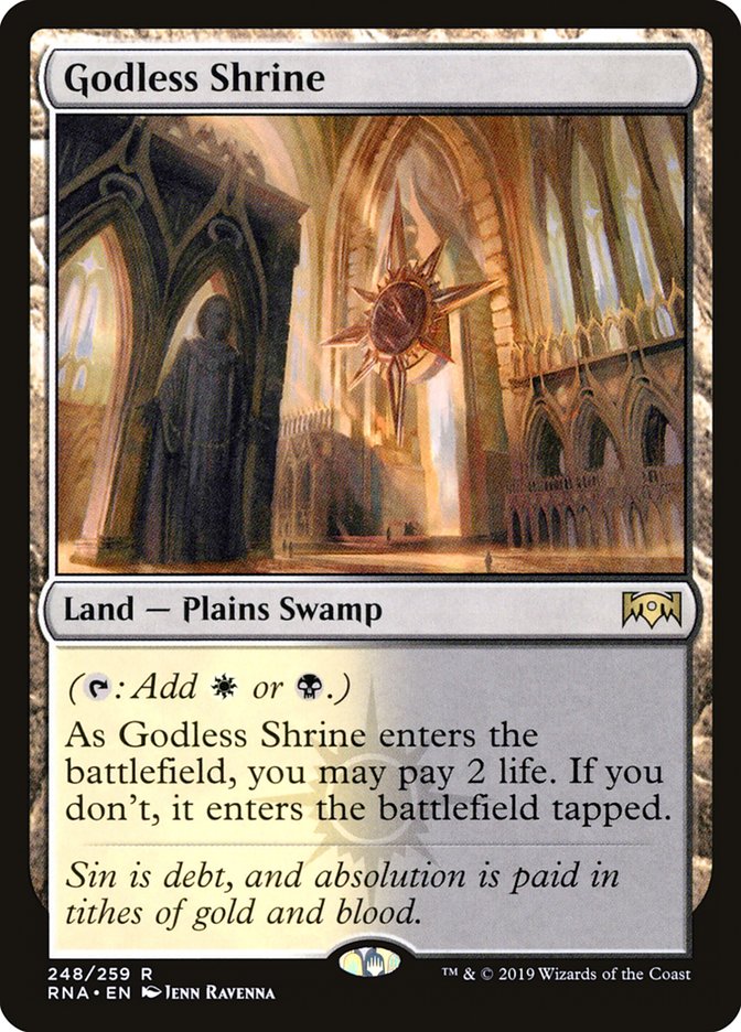 Godless Shrine [Ravnica Allegiance] | PLUS EV GAMES 