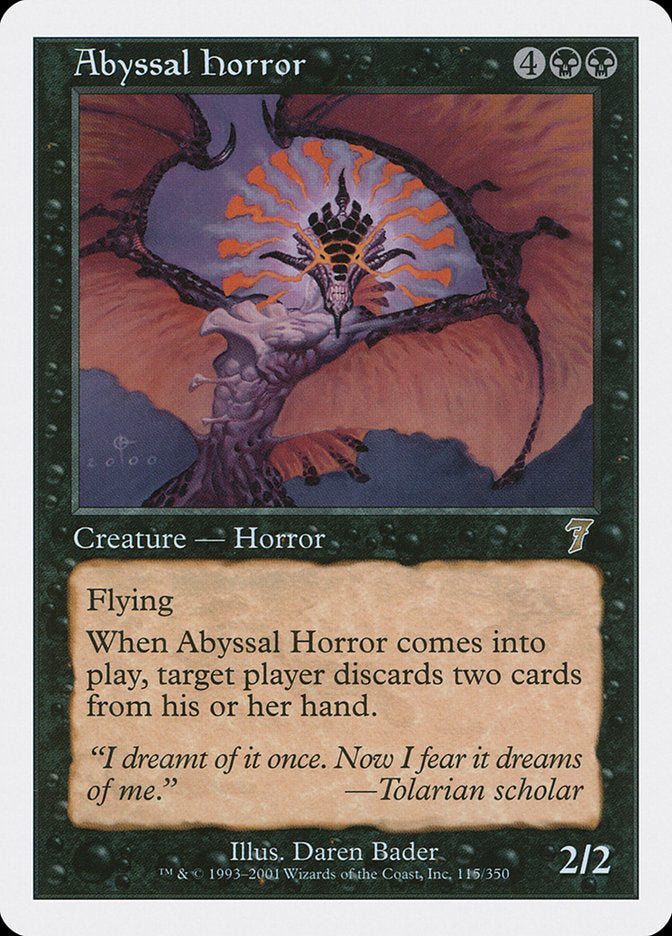 Abyssal Horror [Seventh Edition] | PLUS EV GAMES 