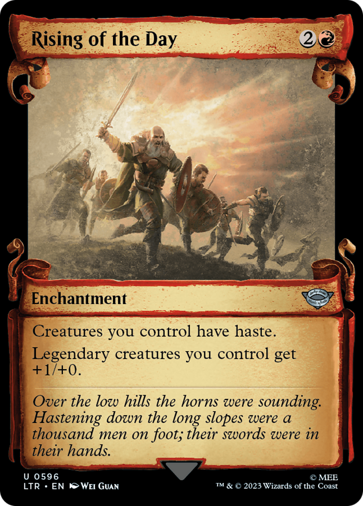 Rising of the Day [The Lord of the Rings: Tales of Middle-Earth Showcase Scrolls] | PLUS EV GAMES 