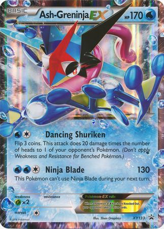 Ash-Greninja EX (XY133) (Jumbo Card) [XY: Black Star Promos] | PLUS EV GAMES 