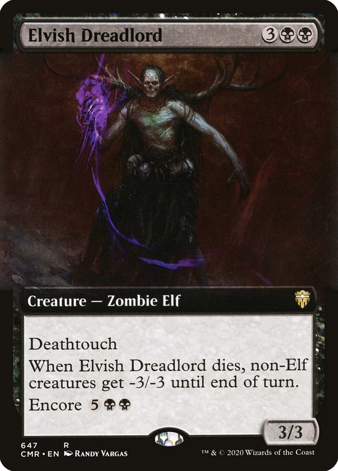 Elvish Dreadlord (Extended) [Commander Legends Extended] | PLUS EV GAMES 