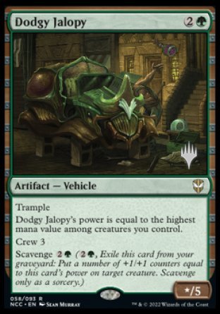 Dodgy Jalopy (Promo Pack) [Streets of New Capenna Commander Promos] | PLUS EV GAMES 